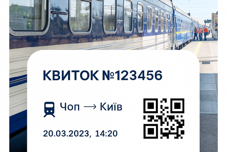 купити квиток на поїзд
