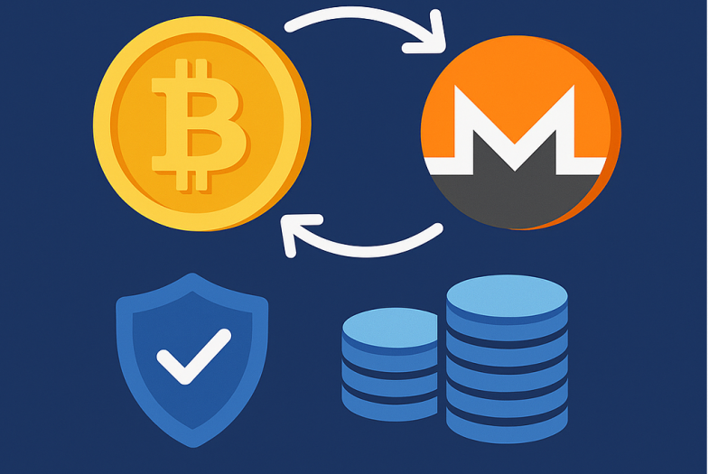 Bitcoin (BTC) у криптовалюту Monero