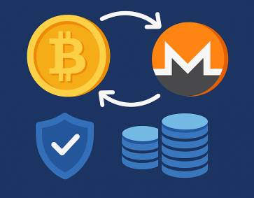 Вигідний обмін Bitcoin (BTC) на Monero (XMR) без ризиків: як це забезпечити?